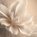 Miniatura fototapety Beżowy kwiat