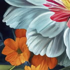 Miniatura fototapety Jaskrawe kwiaty akwarelowe fragment # 1