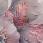 Miniatura fototapety Romantyczne kwiaty na różowym tle fragment # 1