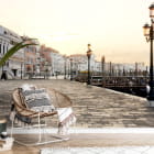 Miniatura fototapety Nadbrzeże w Wenecji we wnętrzu przedpokoju