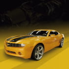 Miniatura fototapety Żółtego Chevroleta Camaro