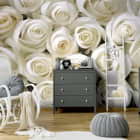 Miniatura fototapety Biała Róża we wnętrzu pokoju dziecka