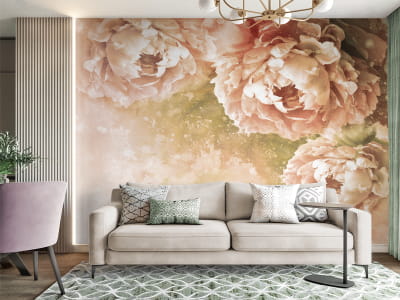 Fototapeta Rysunek piwonii - mojatapeta.pl Fototapeta Rysunek piwonii - mojatapeta.pl