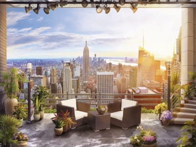 Fototapeta Balkon w Nowym Jorku