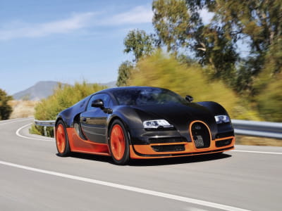 Fototapeta Bugatti Veyron w ruchu