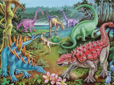 Fototapeta Gigantyczne dinozaury