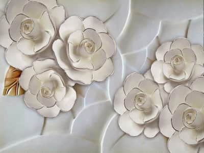 Fototapeta Eleganckie kwiaty 3D
