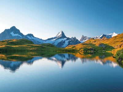 Fototapeta Jezioro Bachalp Szwajcaria