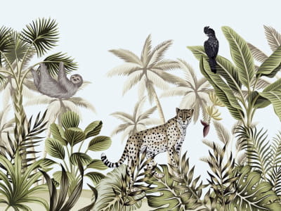 Fototapeta Gepard w tropikach