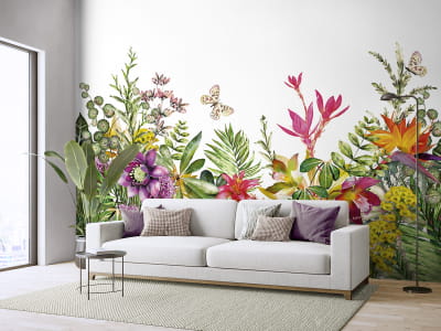 Fototapeta Kolorowy ogród kwiatów - mojatapeta.pl Fototapeta Kolorowy ogród kwiatów - mojatapeta.pl