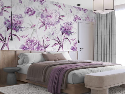 Fototapeta Fioletowe piwonie - mojatapeta.pl Fototapeta Fioletowe piwonie - mojatapeta.pl