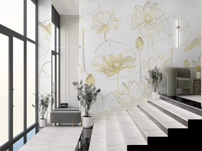 Fototapeta Magiczny lotos - mojatapeta.pl