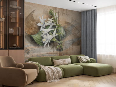 Fototapeta Biała lilia - mojatapeta.pl Fototapeta Biała lilia - mojatapeta.pl