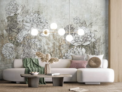 Fototapeta Duże piwonie, rysunek - mojatapeta.pl Fototapeta Duże piwonie, rysunek - mojatapeta.pl