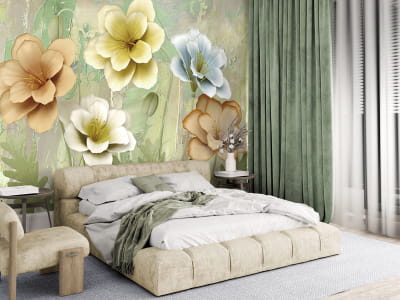 Fototapeta Duże kwiaty 3D - mojatapeta.pl Fototapeta Duże kwiaty 3D - mojatapeta.pl