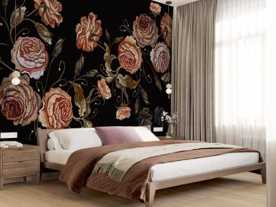 Fototapeta Delikatne róże, rysunek - mojatapeta.pl Fototapeta Delikatne róże, rysunek - mojatapeta.pl