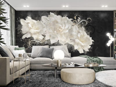 Fototapeta Białe piwonie - mojatapeta.pl Fototapeta Białe piwonie - mojatapeta.pl