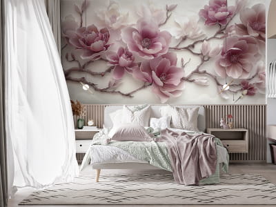 Fototapeta Piękna magnolia 3D - mojatapeta.pl Fototapeta Piękna magnolia 3D - mojatapeta.pl