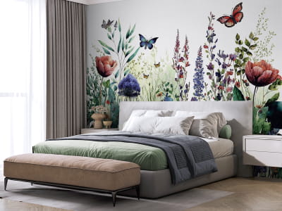 Fototapeta Barwne kwiaty pól - mojatapeta.pl Fototapeta Barwne kwiaty pól - mojatapeta.pl