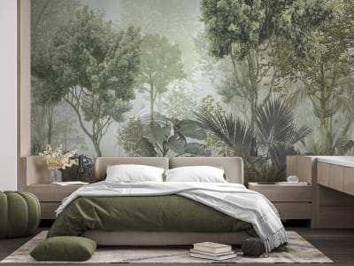 Fototapeta Las spowity poranną mgłą - mojatapeta.pl Fototapeta Las spowity poranną mgłą - mojatapeta.pl