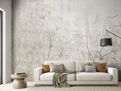 Fototapeta Beżowe kwiaty polne - mojatapeta.pl Fototapeta Beżowe kwiaty polne - mojatapeta.pl