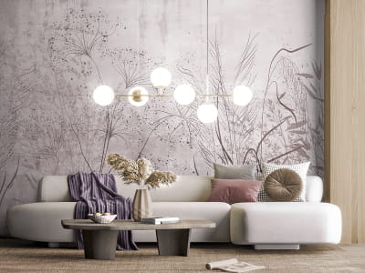 Fototapeta Subtelne polne kwiaty