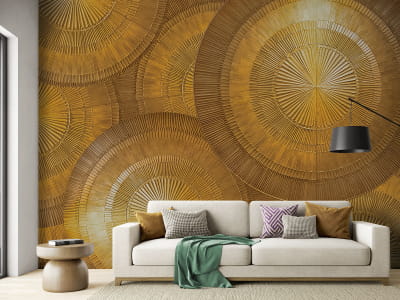 Fototapeta Słoneczne kręgi czasu i światła - mojatapeta.pl