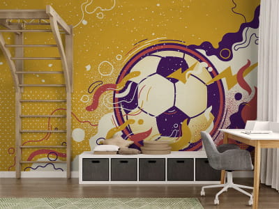 Fototapeta Piłka w żywiole