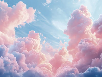 Fototapeta Różowe niebo marzeń