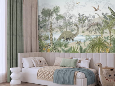 Fototapeta Dolina Dinozaurów - mojatapeta.pl Fototapeta Dolina Dinozaurów - mojatapeta.pl