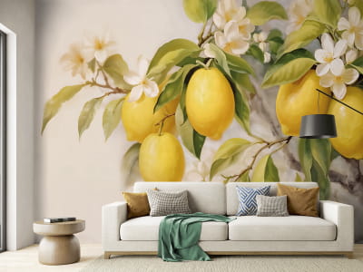 Fototapeta Soczyste cytryny