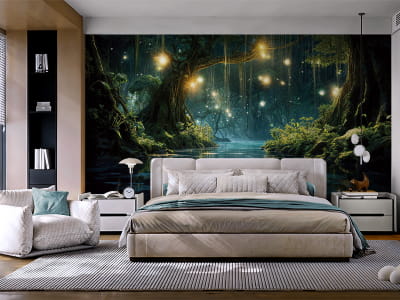 Fototapeta Świetliki Magicznego Lasu