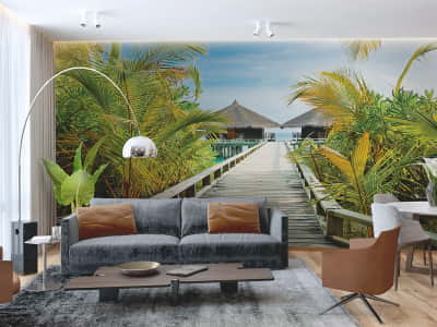 Fototapeta Bungalow przy molo