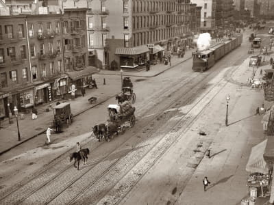 Fototapeta Tętniące życiem stare miasto