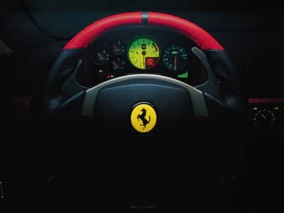 Fototapeta Kierownica Ferrari