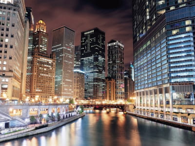 Fototapeta Drapacze chmur w Chicago