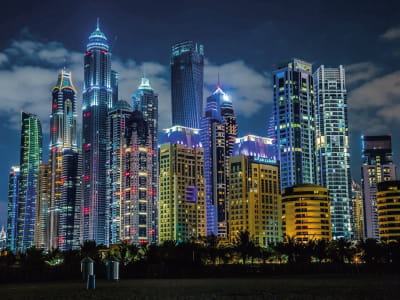 Fototapeta Dubaj nocą