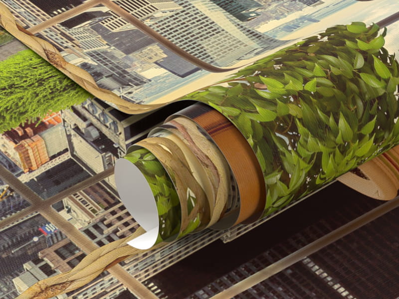 Fototapeta Okno z widokiem na Nowy Jork fragment #1