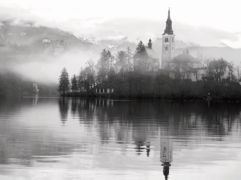 Fototapeta Wyspa Bled