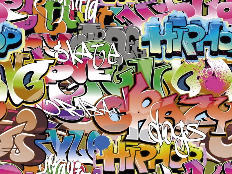 Fototapeta Graffiti Napis Hip Hop