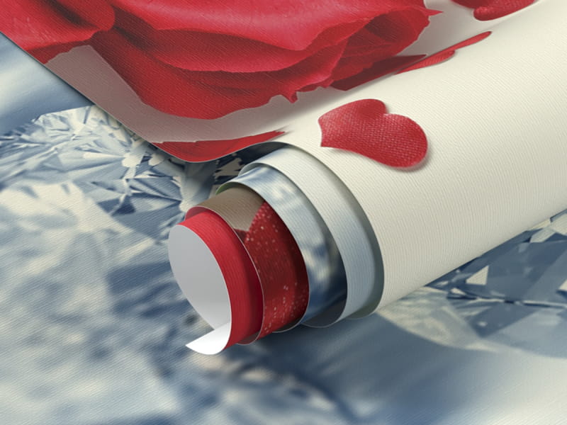 Fototapeta Róże i diamenty fragment #1