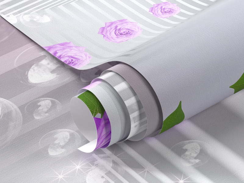 Fototapeta Glamour róże 3D fragment #1