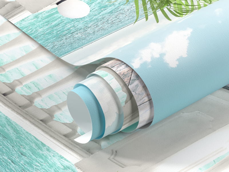 Fototapeta Okno z widokiem na morze fragment #1