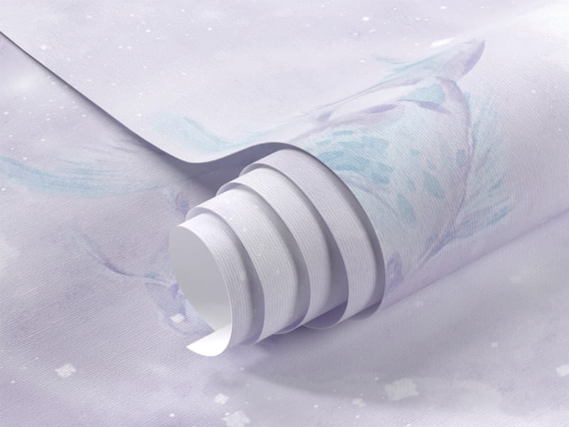 Fototapeta Ryby na liliowym tle fragment #1