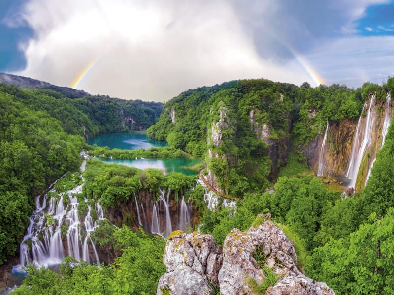 Fototapeta Jeziora Plitwickie