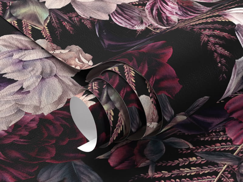 Fototapeta Wzór piwonii fragment #1