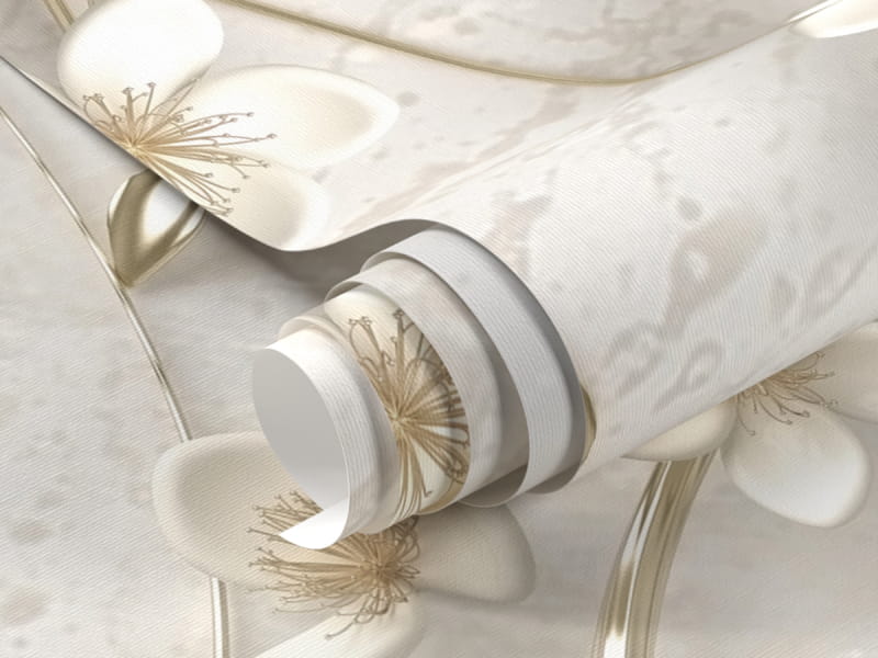 Fototapeta Kwitnące drzewo 3D fragment #1