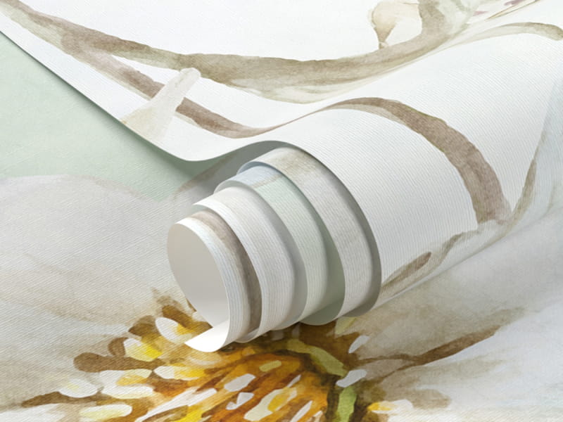 Fototapeta Poranne kwiaty fragment #1