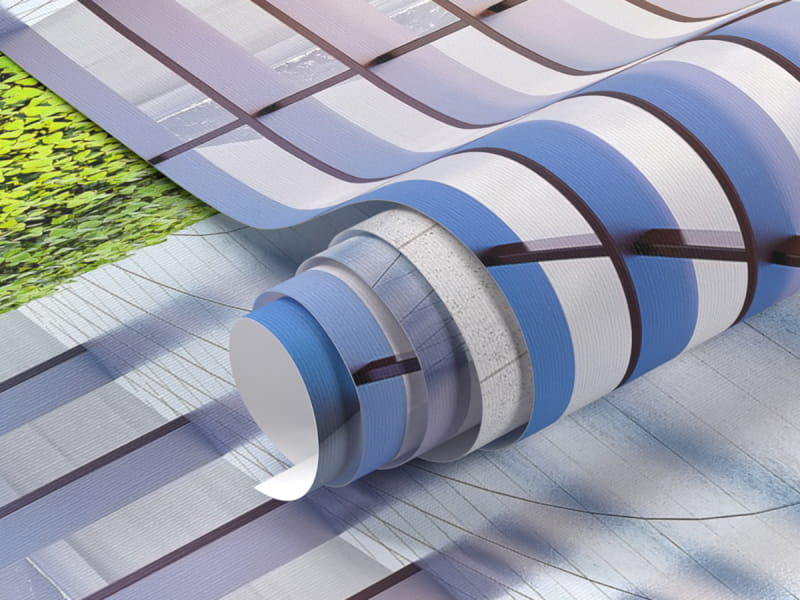 Fototapeta Zielony korytarz fragment #1