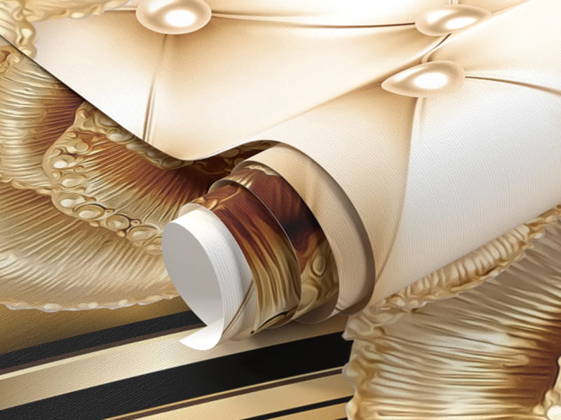 Fototapeta Róże i perły 3D fragment #1